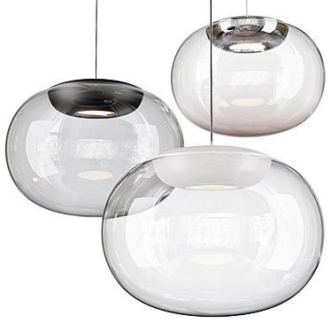 Elegant Modern Pendant Light 3D model image 1 