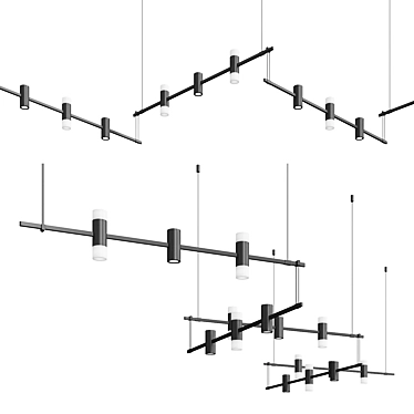 Suspenders 5-bar Chandeliers