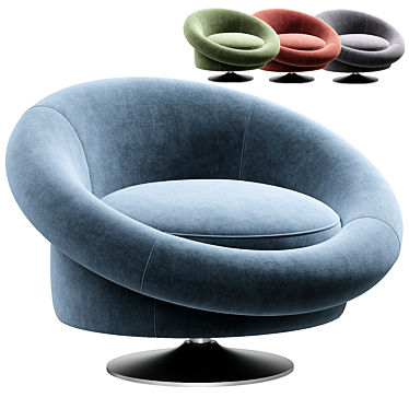 Modern Swivel Chair Nemo 3D model image 1 