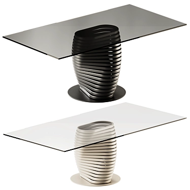 EFORMA ROTOLO Glass Table 3D model image 1 