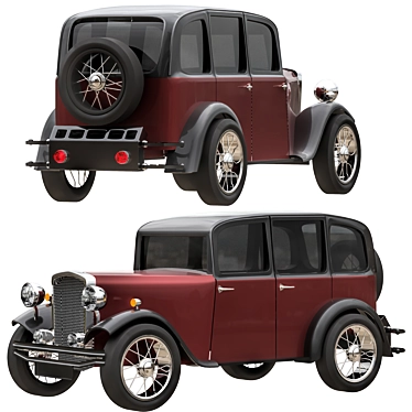 Vintage Car Model 2016 Kit 3D model image 1 