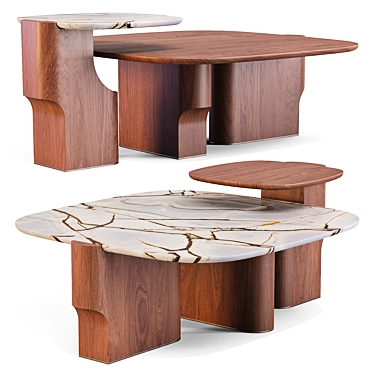 Kenya Coffee Tables Collection 3D model image 1 