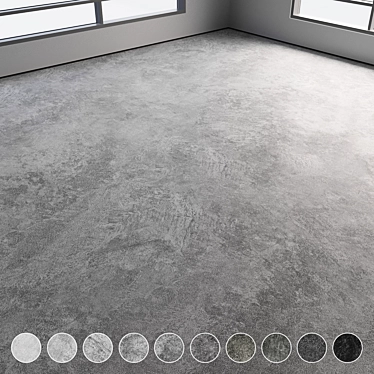 Polished Seamless Concrete Flooring 3D model image 1 