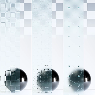 Premium Glass 4K Material Kit 3D model image 1 