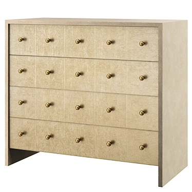 Elegant Couture Chest for Modish Interiors 3D model image 1 