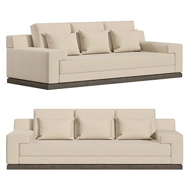 Luxury Belleme Sofa 3D Model 3D model image 1 