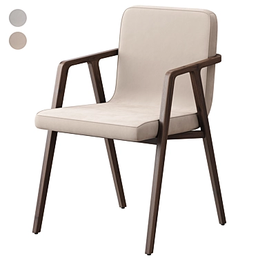 Elegant Porada Lolita Chair 3D model image 1 