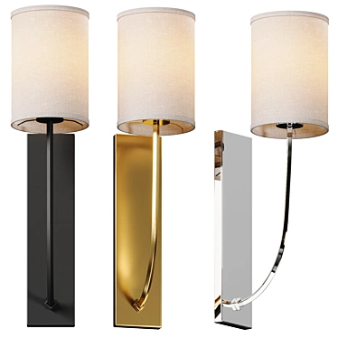 Modern Flair Colton Wall Sconce 3D model image 1 