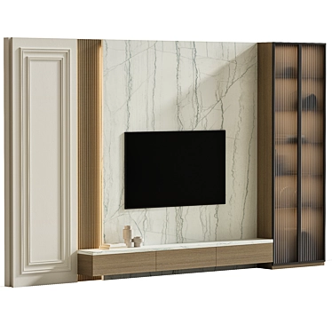 Wall Art Panel Set 72 3D model image 1 