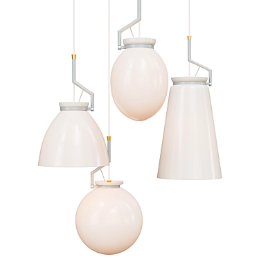 Modern Pendant Lamp LIFE 3D model image 1 