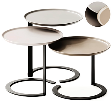 Christine Kroncke Interior Design TRIO 2.0 Side Tables