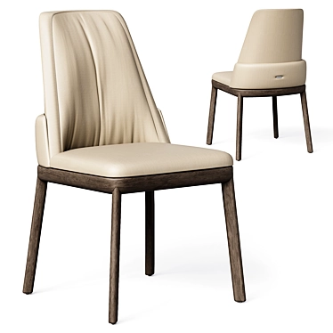 Luxury Belinda Dining Chair 3D model image 1 