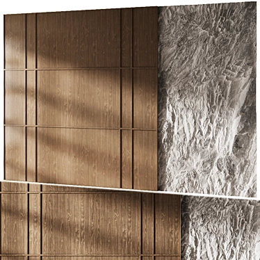 Elegant Decorative Wall Panel - 3D 3D model image 1 