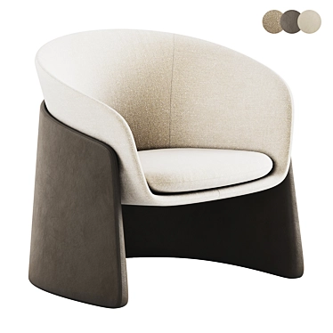 Modern Seba Lounge Davis Furniture 3D model image 1 