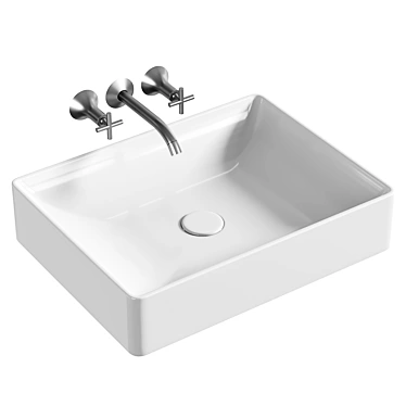 STWORKI Surface-Mounted Sink 50 3D model image 1 