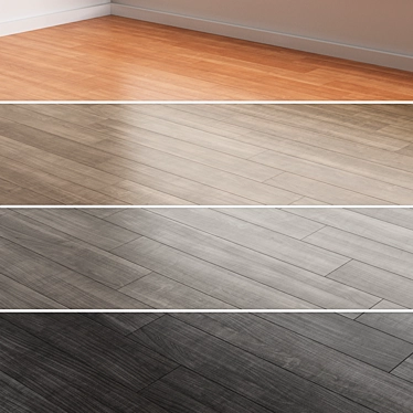 Versatile Oak Plank Flooring Kit 3D model image 1 