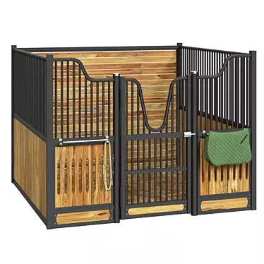 Equestrian Stall Kit - 3D Model 3D model image 1 