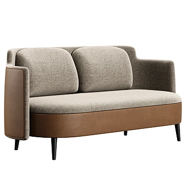 TurboSmooth Model Sofa | 1630x760xh745mm 3D model image 1 