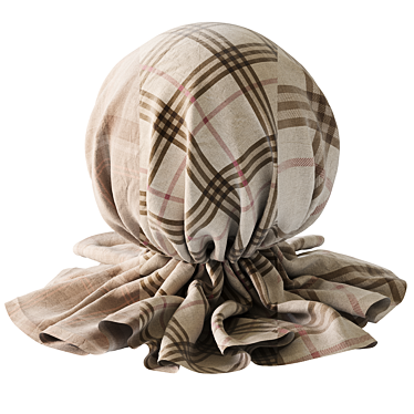 Russian Checkered Fabric 3D model image 1 