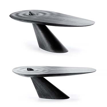 Modern Wave Table by Manner 3D model image 1 