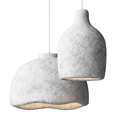 Elegant Bells Pendant Lighting 3D model image 1 