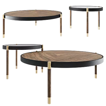 Sanremo Coffee Tables Collection 3D model image 1 