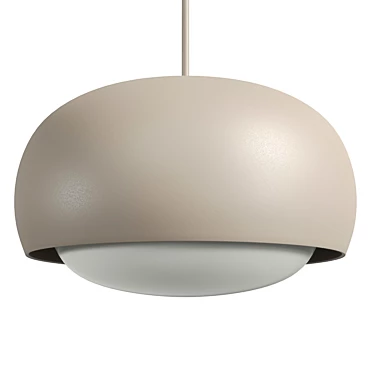 Gema M Ceramic Pendant Lamp 3D model image 1 