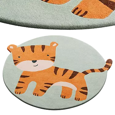 Benuta Kids Tiger Rug 3D model image 1 