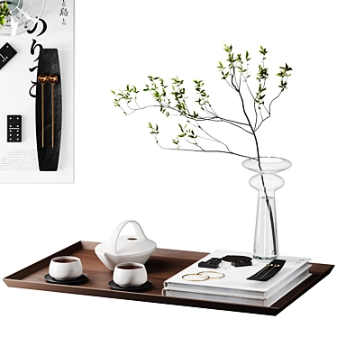 Modern Minimalist Decor Set 3D model image 1 