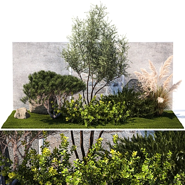 Urban Greenery Collection 1402 3D model image 1 