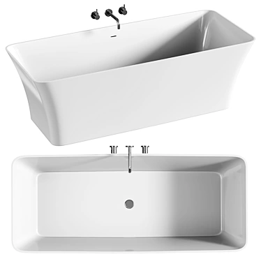 Luxury Soak: Bonita Bathtub 3D model image 1 