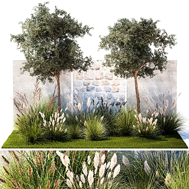 Decorative Plants Collection for Landscaping 3D model image 1 