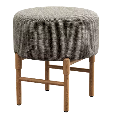 Modern Bilbao Pouf Ottoman 3D 3D model image 1 