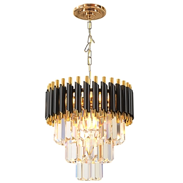 FRIXCHUR Black & Gold Crystal Chandeliers