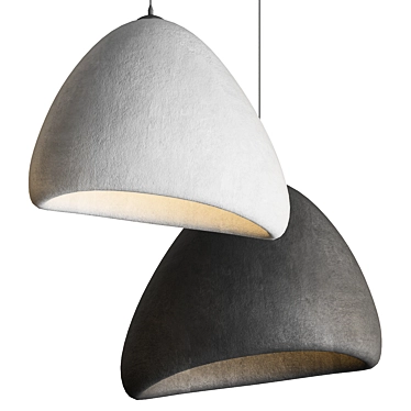 Modern LED Pendant Light Fixture 3D model image 1 