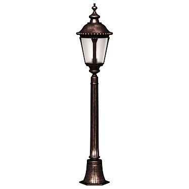 Vintage Street Lamp by Cardigan 3D model image 1 