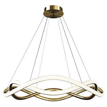 Sleek Modern Design Portal Lamp 3D model image 1 