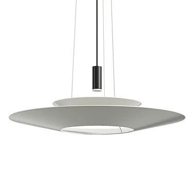 Vibia Flamingo 1540 Dimmable Pendant - Real Size Model 3D model image 1 