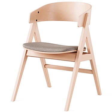 Contemporary WATERTON ARMCHAIR 55x61x80 cm 3D model image 1 