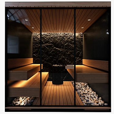 Home Sauna 3D Models Pack 3D model image 1 