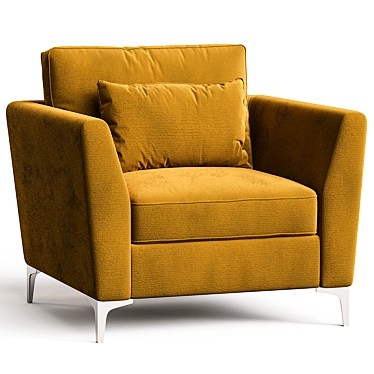 Modern Isla Armchair Design 3D model image 1 