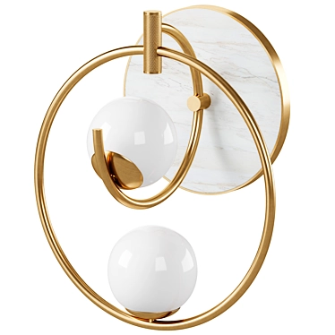 Elegant Saint Moritz Wall Lamp 3D model image 1 