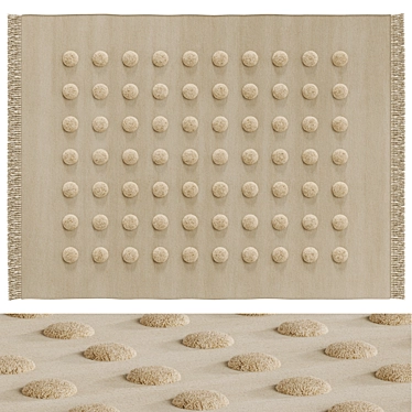 Modern Minimalist Kohta Rug 3D model image 1 