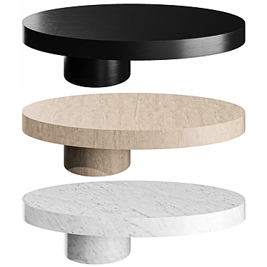 Bassa Center Table in Oak 3D model image 1 