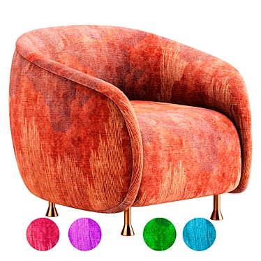Luxury Lucien Chair 3D Model 3D model image 1 