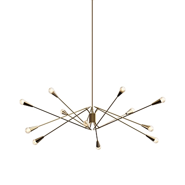 Nipomo Chandelier Model VRay 3.x 3D model image 1 