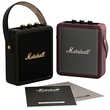 Portable Marshall Stockwell II Speaker 3D model image 1 