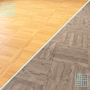 High-Quality 3D Wooden Flooring Model 3D model image 1 