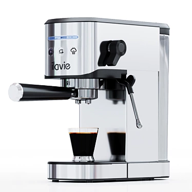 ILAVIE Espresso Machine: Premium Stainless 3D model image 1 