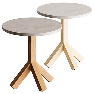 Roda Small Table Root 3D model image 1 